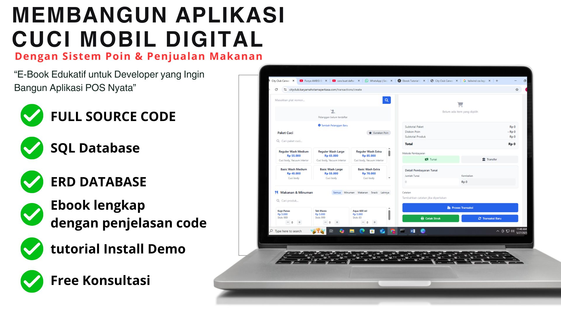 Aplikasi POS Cuci Mobil